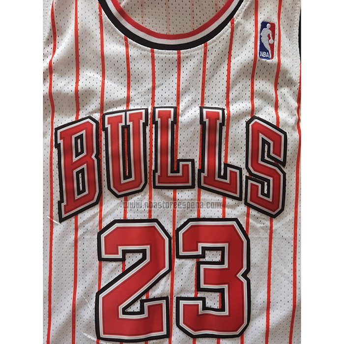 Camiseta Chicago Bulls Michael Jordan NO 23 Reload Hardwood Classics Blanco